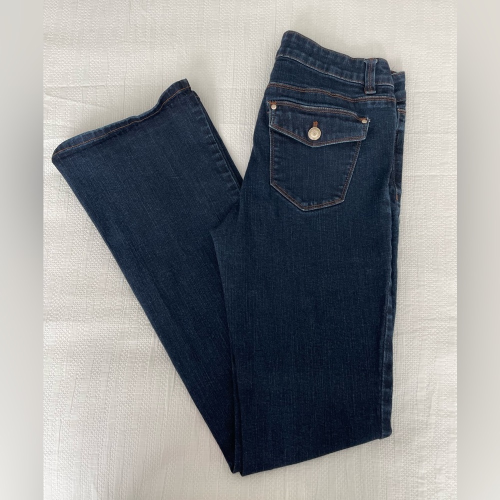 Perfect Condition White House Black Market Skinny Flare Jeans